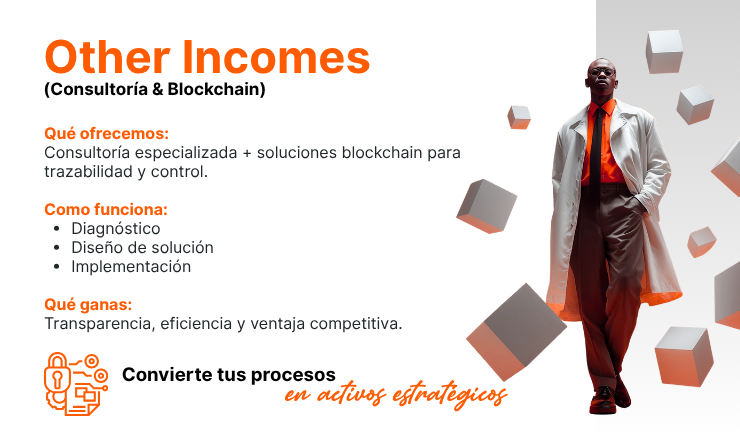 Other Incomes (Consultoría & Blockchain)